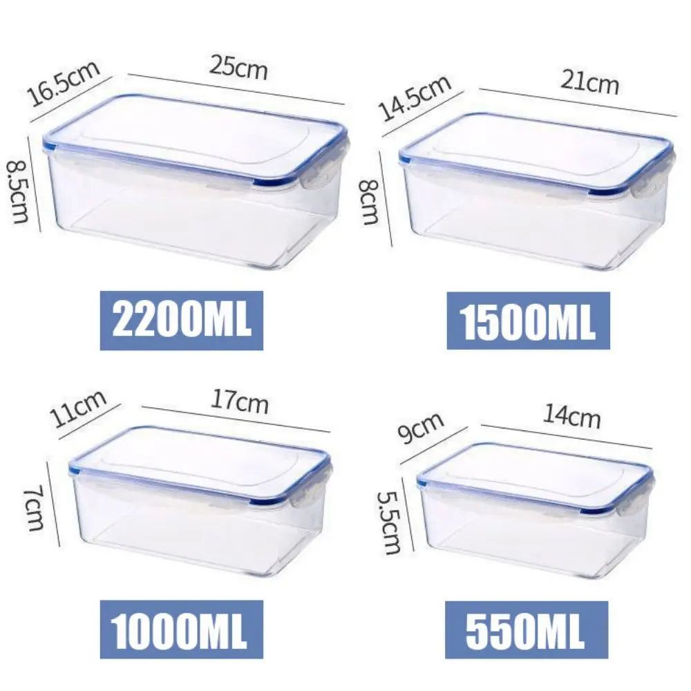 Refrigerator Storage Boxes - Fresh-Keeping Containers with Lids