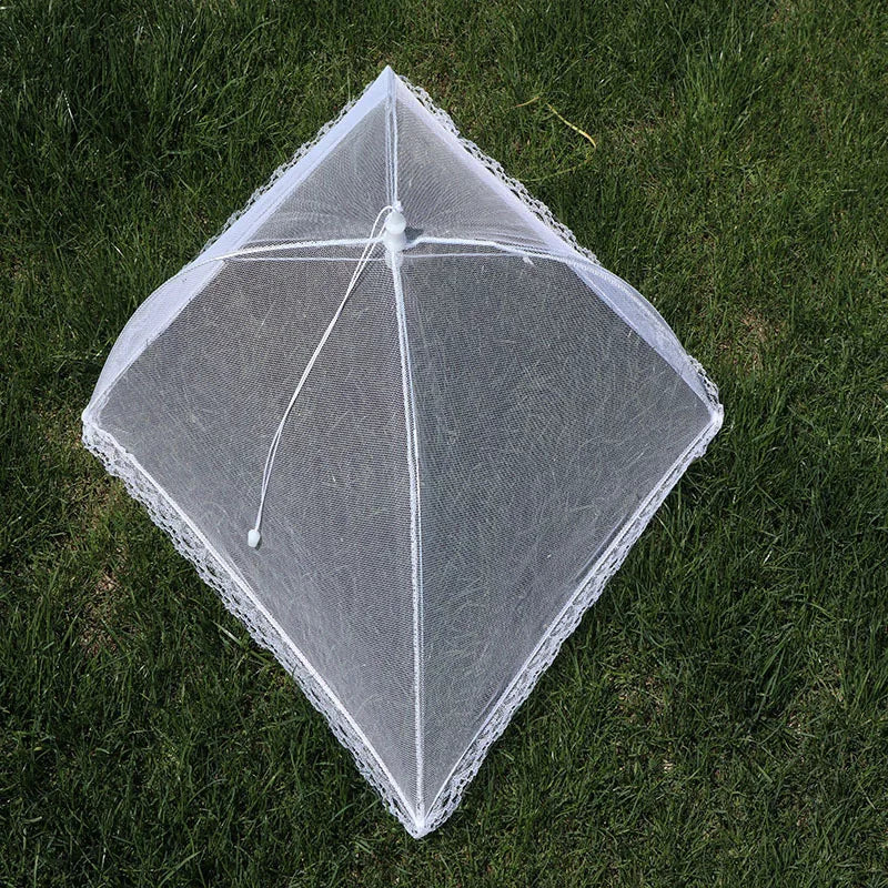 Pop-Up Food Mesh Cover - Foldable Insect-Proof Umbrella
