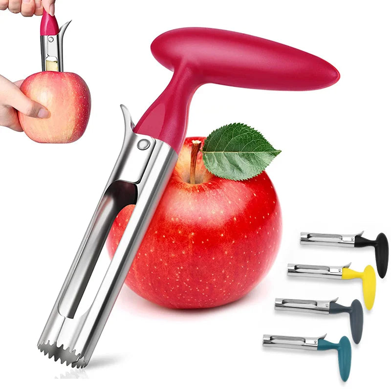 Stainless Steel Apple Corer - Premium Fruit Core Remover