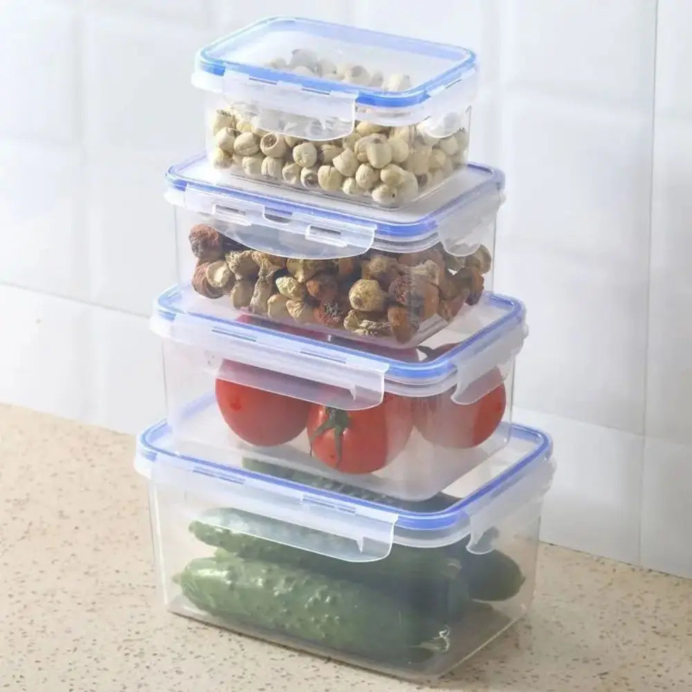 Refrigerator Storage Boxes - Fresh-Keeping Containers with Lids