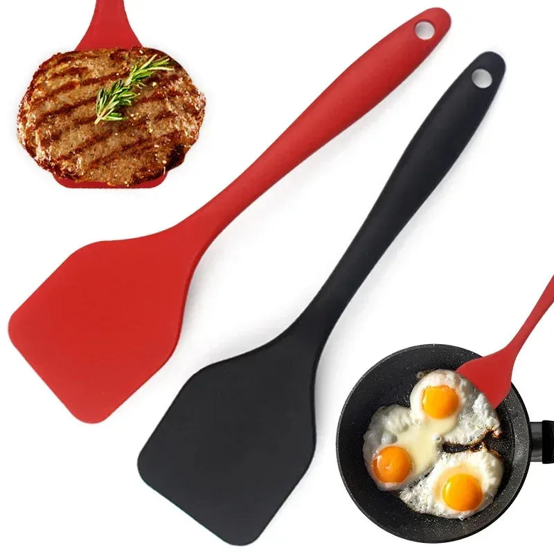 Silicone Cooking Spatula - Non-Stick Dense Shovel for Frying