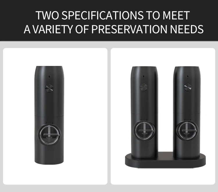 Automatic Pepper Grinder - USB Rechargeable with Adjustable Coarseness
