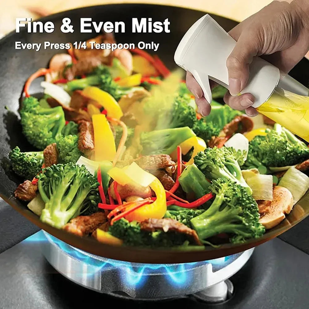 Oil Spray Bottle Set - Kitchen Cooking Dispenser for Olive Oil