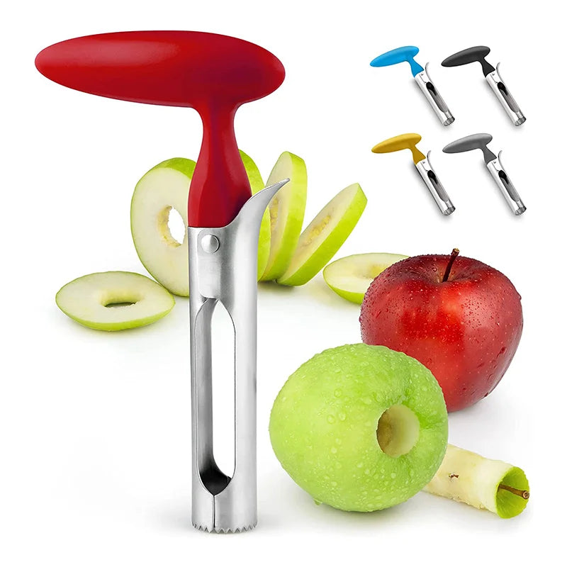 Stainless Steel Apple Corer - Premium Fruit Core Remover