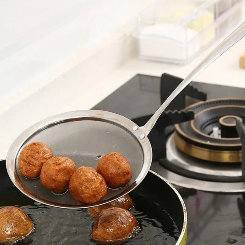 Oil Skimmer Spoon - Fat Separator for Frying and Cooking