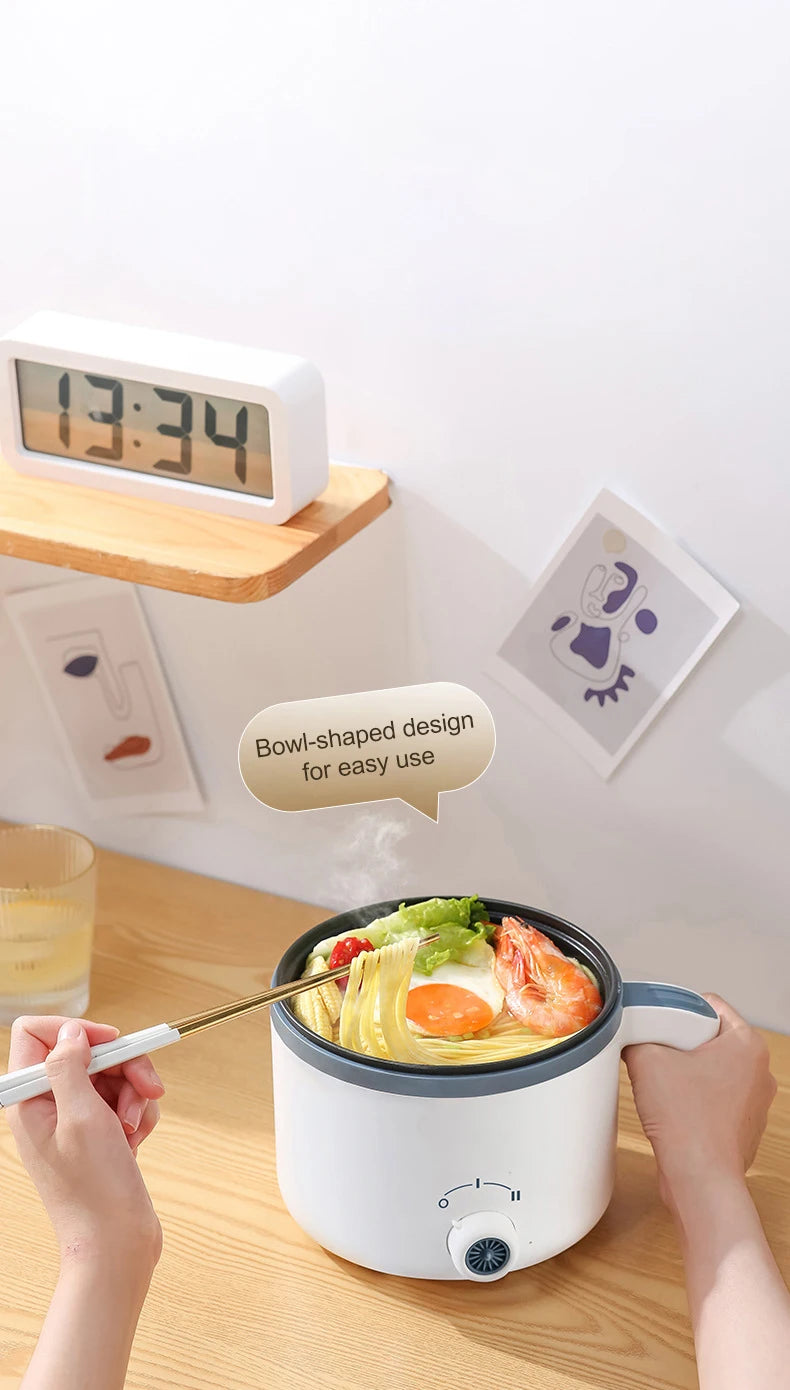 1.7L Electric Rice Cooker - Multi-Function Steamer Pot