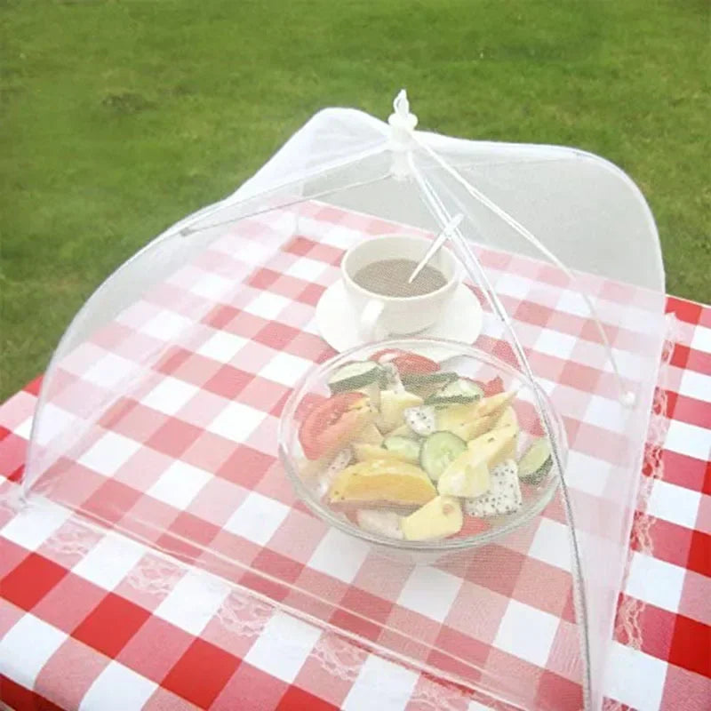 Pop-Up Food Mesh Cover - Foldable Insect-Proof Umbrella