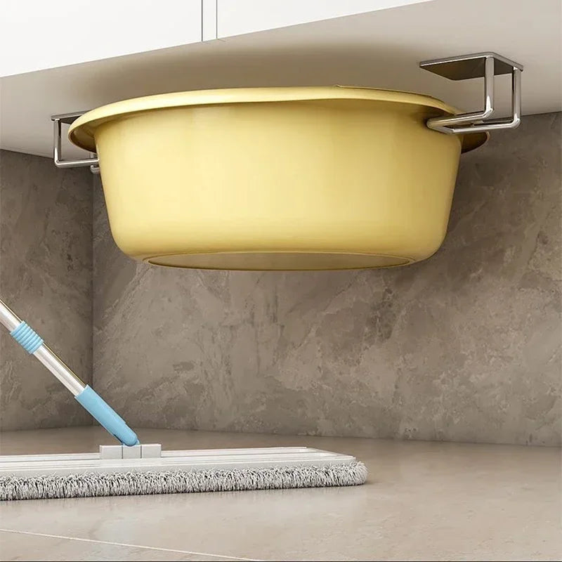 Stainless Steel Sink Sponge Holder - Self-Adhesive Drain Rack